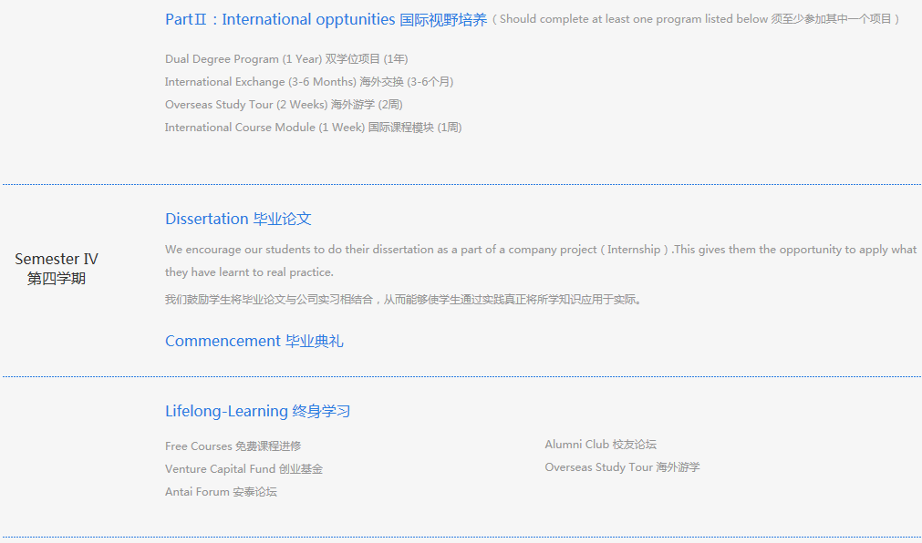 上海交大安泰MBA项目课程设置 上海交大安泰MBA项目课程设置